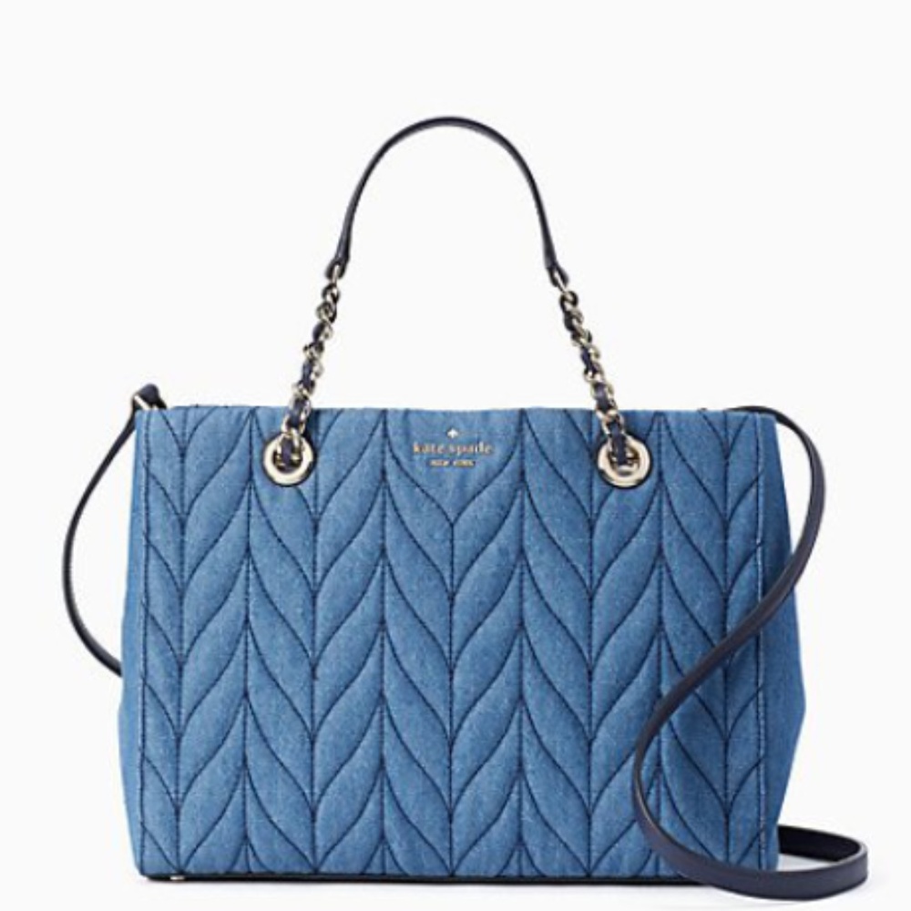 Kate Spade Briar Lane Quilted Denim Meena